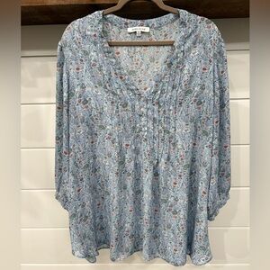 Rose & Olive Floral Blouse